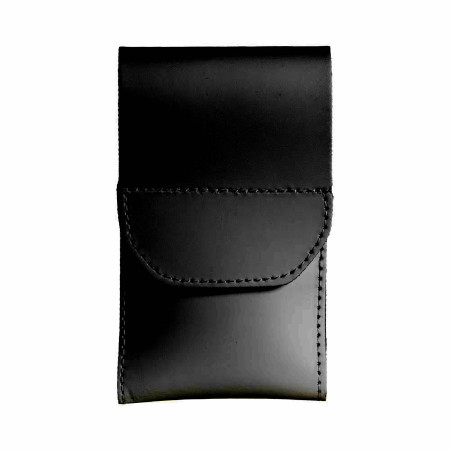 VEGA HOLSTER 1R27 PORTA TELEFONO XL IN PELLE DA CINTURA NERO BIANCO