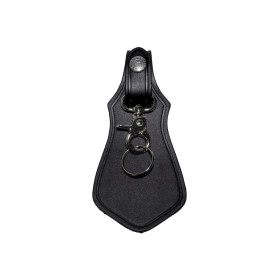 VEGA HOLSTER 1V13 KEY HOLDER WITH LEATHER PLATE BLACK WHITE