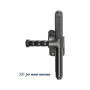 VEGA HOLSTER 1V24 PORTA TONFA IN PELLE PER PR24 CON PASSANTE ROTATIVO NERO