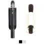 VEGA HOLSTER 1V30 FLASHLIGHT LEATHER HOLDER AAA CELL BLACK WHITE