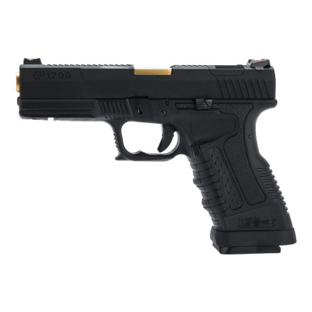 PISTOLA SOFTAIR A GAS GP1799 NERA/GOLD WE WGP-1