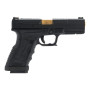 WE GAS PISTOL GP1799 T2 BLACK/GOLD WGP-1