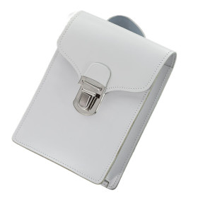 BORSELLO IN PELLE DA CINTURA DOPPIO SCOMPARTO 1V87 BIANCO VEGA HOLSTER