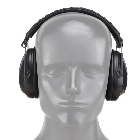 CUFFIE DA POLIGONO CON RIDUZIONE PASSIVA DEL RUMORE NERO WOSPORT WO-HD51B