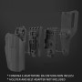 WOSPORT QD ADAPTER FOR QUICK PULL HOLSTERS BLACK WO-GBAC2B