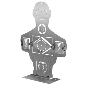 BERSAGLIO MEZZO BUSTO IN METALLO WOSPORT WO-TG37 BERSAGLIO MEZZO BUSTO IN METALLO WOSPORT WO-TG37