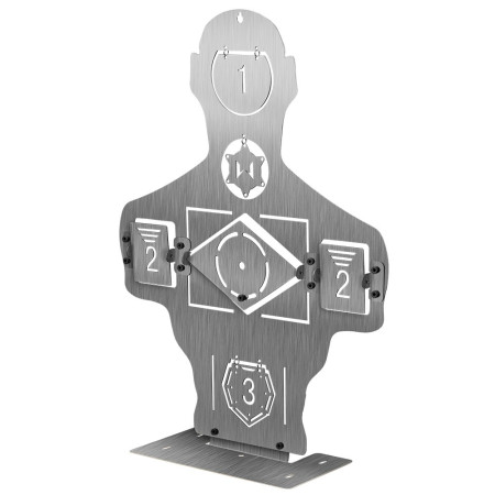 BERSAGLIO MEZZO BUSTO IN METALLO WOSPORT WO-TG37