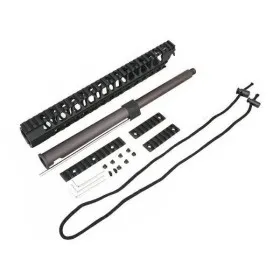 RAIL KIT IN ALLUMINIO DA 13.5 POLLICI PER FUCILE SOFTAIR M4 A GAS BIG DRAGON BD-9265AGB