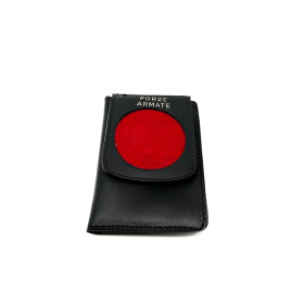 VEGA HOLSTER 1WD12 PORTAFOGLIO FORZE ARMATE CON PORTA PLACCA FORO TONDO