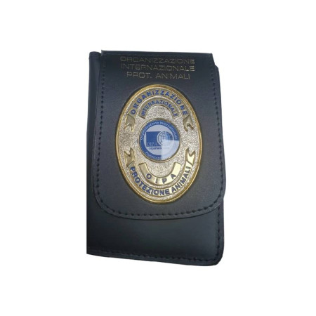 VEGA HOLSTER 1WD145 WALLET WITH PLATE FOR ITALIAN OIPA ANIMAL PROTECTION