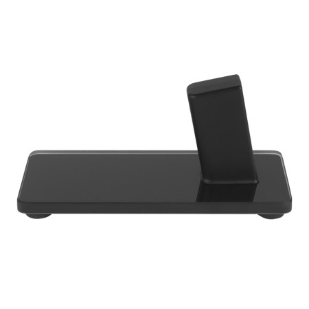 WOSPORT RESIN AND GLASS TABLETOP DISPLAY FOR GUN BLACK WO-TG39