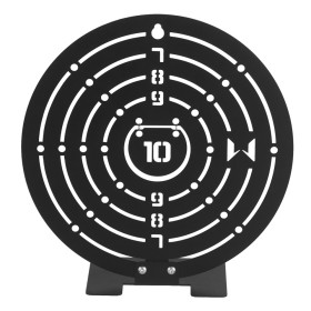 WOSPORT CIRCULAR METAL TRAINING TARGET 23 CM BLACK WO-TG41