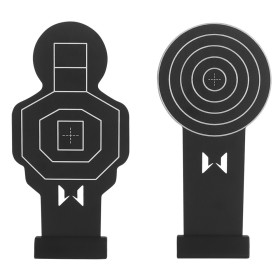WOSPORT SET OF COUPLE METAL TRAINING TARGET WST BLACK WO-TG40