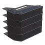 WOSPORT ESPOSITORE IN ABS+EVA PORTA PISTOLE 4 POSTI WO-TG32