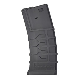 HFC HI-CAP 300 ROUNDS POLYMER FLASH MAGAZINE FOR M4 SERIES BLACK  HB 201MB