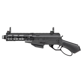 FUCILE SOFTAIR  A GAS LEVAR 7 CON PARAMANO M-LOK IN ALLUMINIO NERO G&G GG-LEVAR7