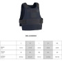 GIUBBOTTO ANTIPROIETTILE CHARLIE UNDER SHIRT WITH BALLISTIC PLATES LEVEL IIIA BLU NAVY D5-UNDSH NB