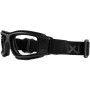 OCCHIALI TATTICI WILEY X LYNX GOGGLE GREY AND CLEAR LENS FRAME BLACK WY-1501