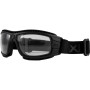 WILEY X LYNX GOGGLE GREY AND CLEAR LENS FRAME BLACK WY-1501