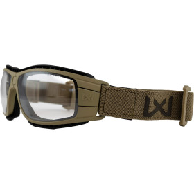 OCCHIALI TATTICI WILEY X LYNX GOGGLE GREY AND CLEAR LENS FRAME TAN WY-1501GT OCCHIALI TATTICI WILEY X LYNX GOGGLE GREY AND CLEAR LENS FRAME TAN WY-1501GT
