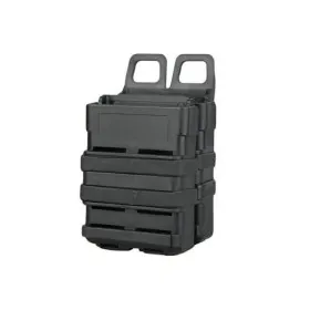 TASCA RIGIDA SOFTAIR FAST MAG DOPPIA PORTA CARICATORE SOFTAIR M4 5.56 NERO EM2384 EMERSON