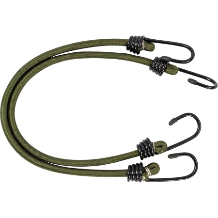 COPPIA RAGNI ELASTICI VERDI BUNGEE CORD, 8MM x 45CM  HL-CS169