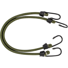 COPPIA RAGNI ELASTICI VERDI BUNGEE CORD, 6MM x 60CM  HL-CS170