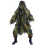 MIL-TEC 11962120 CAMO WOODLAND SIZE 2 MEDIUM / LARGE MILITARY, HUNTER, AIRSOFT, GHILLIE PARKA ′ANTI FIRE′ PRO
