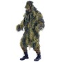 MIL-TEC 11962120 CAMO WOODLAND SIZE 2 MEDIUM / LARGE MILITARY, HUNTER, AIRSOFT, GHILLIE PARKA ′ANTI FIRE′ PRO