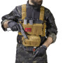 CONQUER TACTICAL MINI CHEST RIG  MPC OD GREEN 1207
