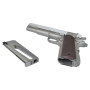 KWC BLOWBACK FULL METAL CO2 PISTOL 1911 TACTICAL SERIES SILVER KW-1911TACS