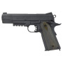 PISTOLA SOFTAIR CO2 FULL METAL BLOWBACK 1911 TACTICAL NERO KWC KW-1911TACB