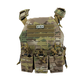 PLATE CARRIER TACTICAL VEST SOFTAIR MOLLE SIXMM LLC MULTICAM  CONQUER 10651 PLATE CARRIER TACTICAL VEST SOFTAIR MOLLE SIXMM LLC MULTICAM  CONQUER 10651