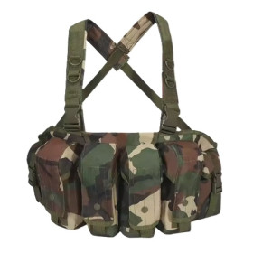 TACTICAL VEST SOFTAIR AK CHEST RIG WOODLAND 5567