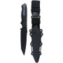 DUMMY PLASTIC TRAINING KNIFE 141 STYLE WITH BELT SHEAT BLACK 7369