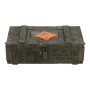 USED ​​MILITARY BOX IN HEAVY WOOD 48 X 28 X 16 cm 469501