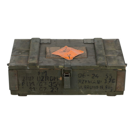 CASSA MILITARE USATA IN LEGNO PESANTE 48 X 28 X 16 cm 469501