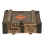 USED ​​MILITARY BOX IN HEAVY WOOD 40 X 36 X 15 cm 469504