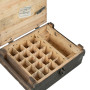 USED ​​MILITARY BOX IN HEAVY WOOD 49X37X19 cm 469511