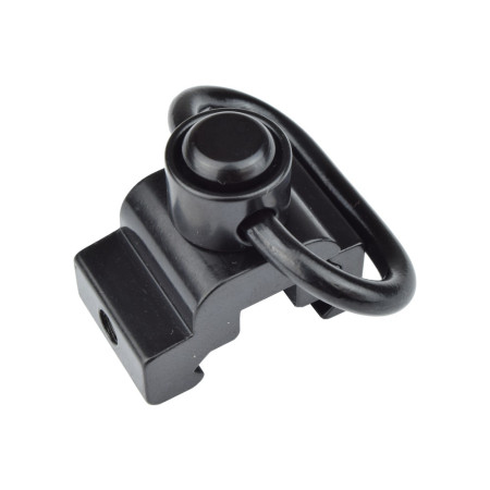 JS-TACTICAL QD SLING SWIVEL WITH 20mm RAILS MOUNT BLACK JS-SW43