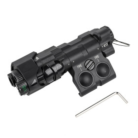 wadsn finto sistema di puntamento nero wdx067-b