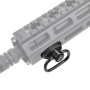 METAL GANCIO CINGHIA SOFTAIR QD CON ATTACCO PER KEYMOD/M-LOK NERO ME04022-B