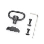 METAL QD SLING SWIVEL WITH MOUNT FOR KEYMOD/M-LOK BLACK ME04022-B
