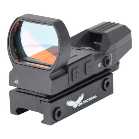 Mirino Softair Red Dot Multi-Reticolo JS-TACTICAL JS-HD101R nero