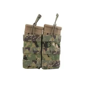 TASCA DOPPIA AD ESTRAZIONE RAPIDA PORTA CARICATORE MOLLE SOFTAIR M4 5.56 FAST IN CORDURA AOR2 EM6354B