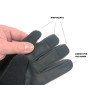 Guanti di sicurezza in Kevlar Dupont e neoprene neri