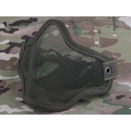EMERSON GEAR STRIKE STEEL HALF FACE GREEN MASK EM6599