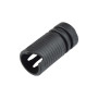 Spegnifiamma SP10 14mm nero montato su fucile M4