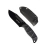Black Combat Knife G10 W - coltello tattico con fodero Kydex