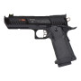 TTI Pit Viper 2011 pistola softair a gas full metal nera - vista frontale